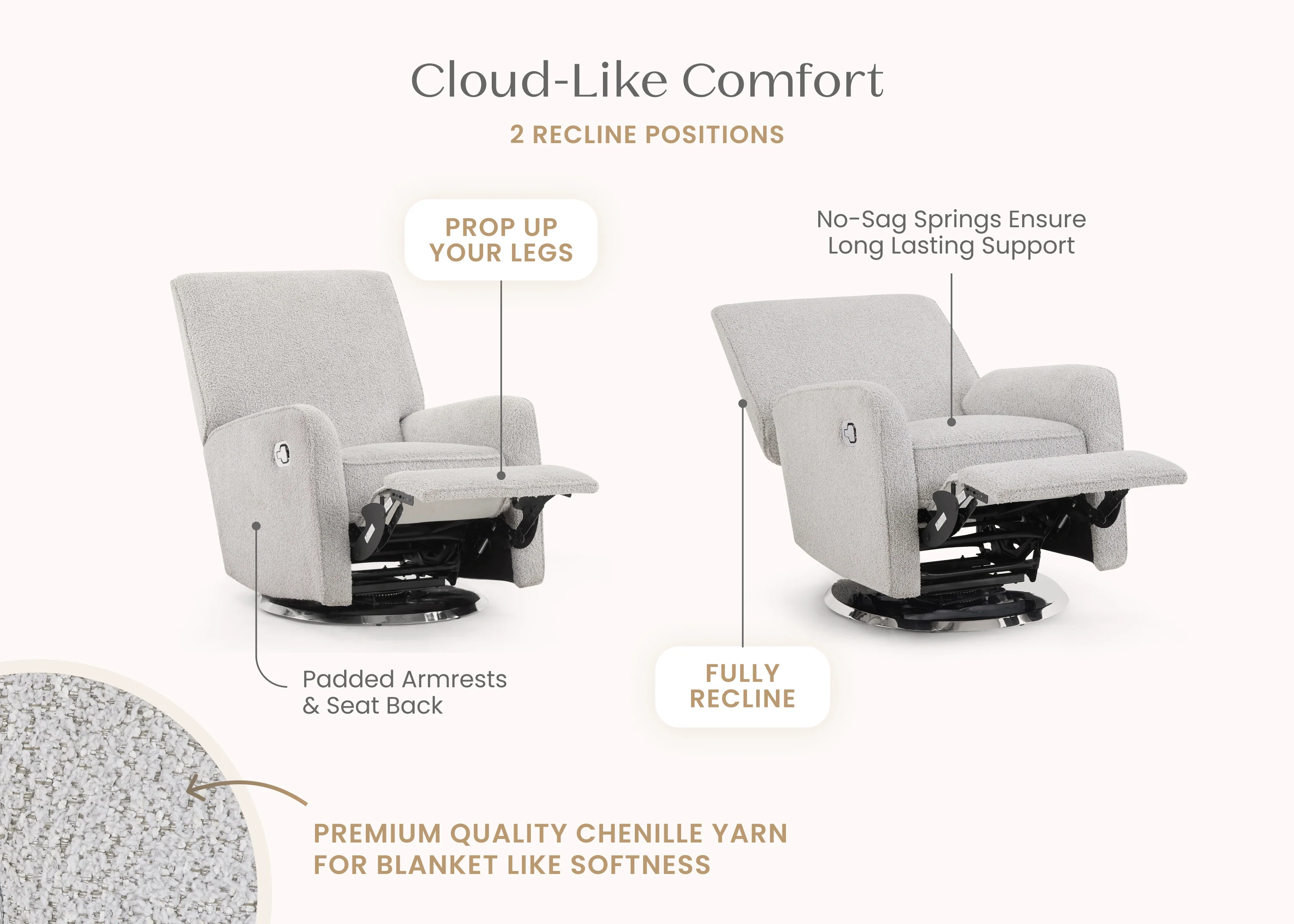 Nest Nursery Swivel Recliner - Image 5