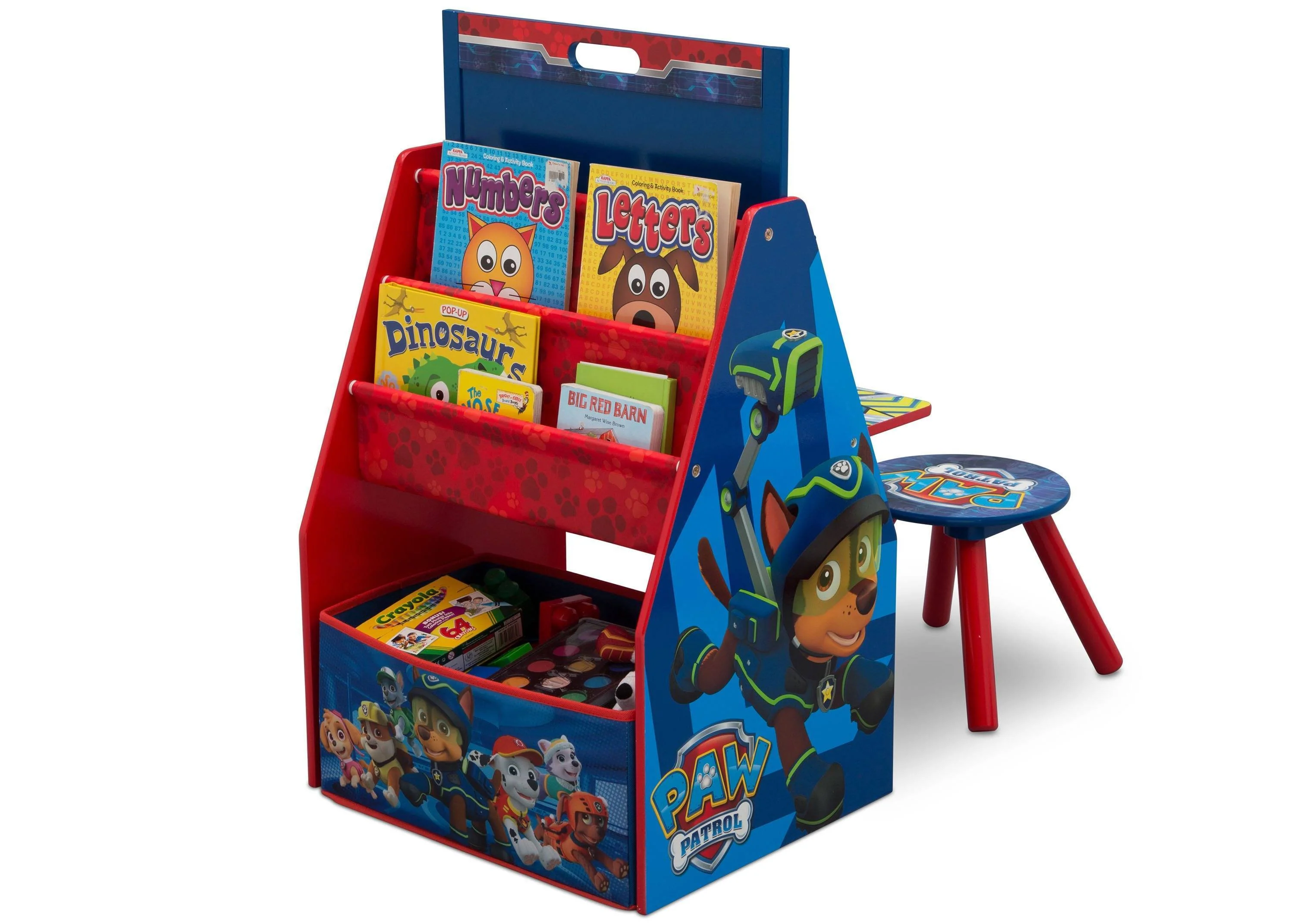 PAW Patrol Deluxe Kids Art Table - Easel, Desk, Stool, Toy Organizer - Image 6