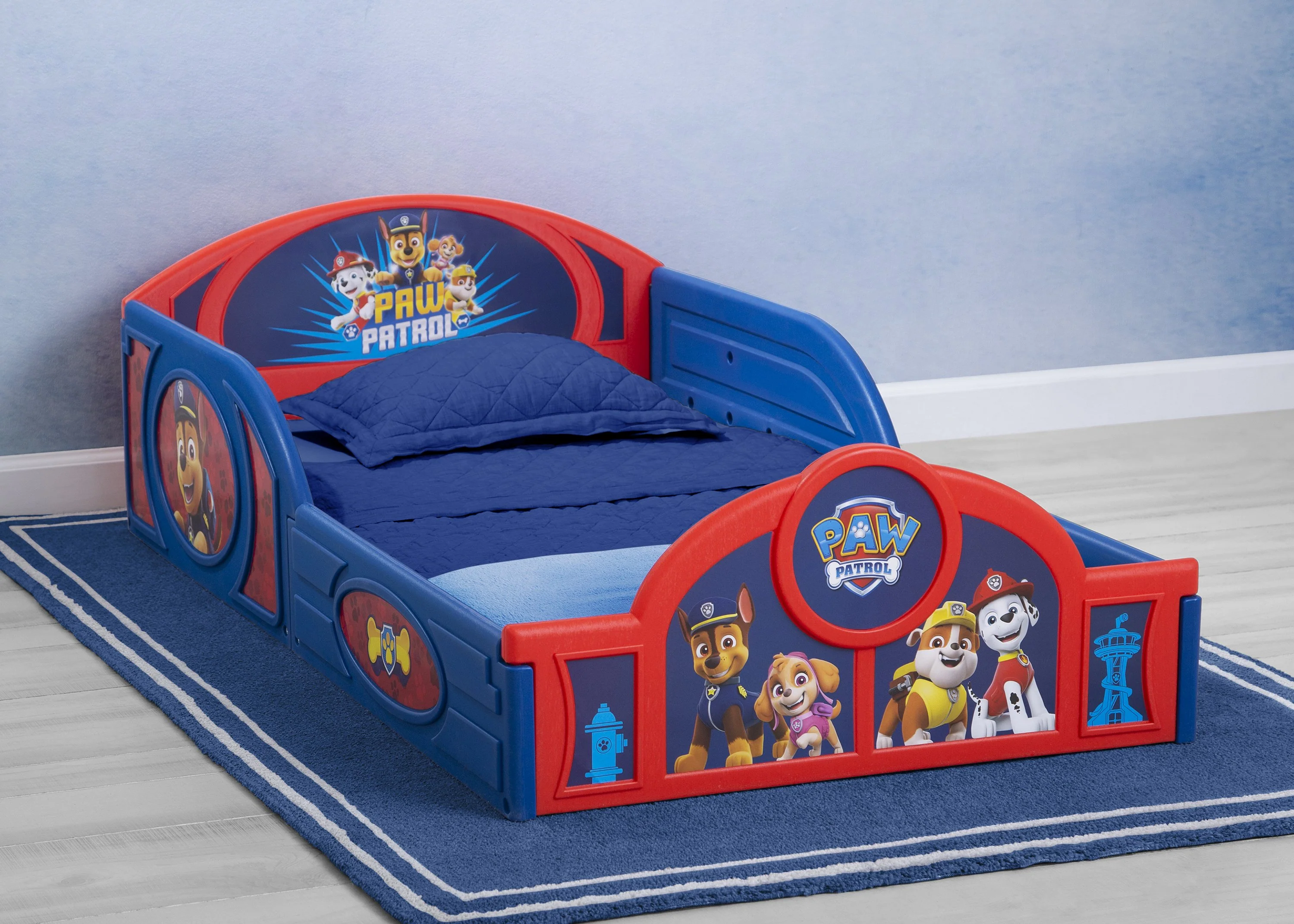 PAW Patrol Plastic Sleep and Play Toddler Bed - Image 2