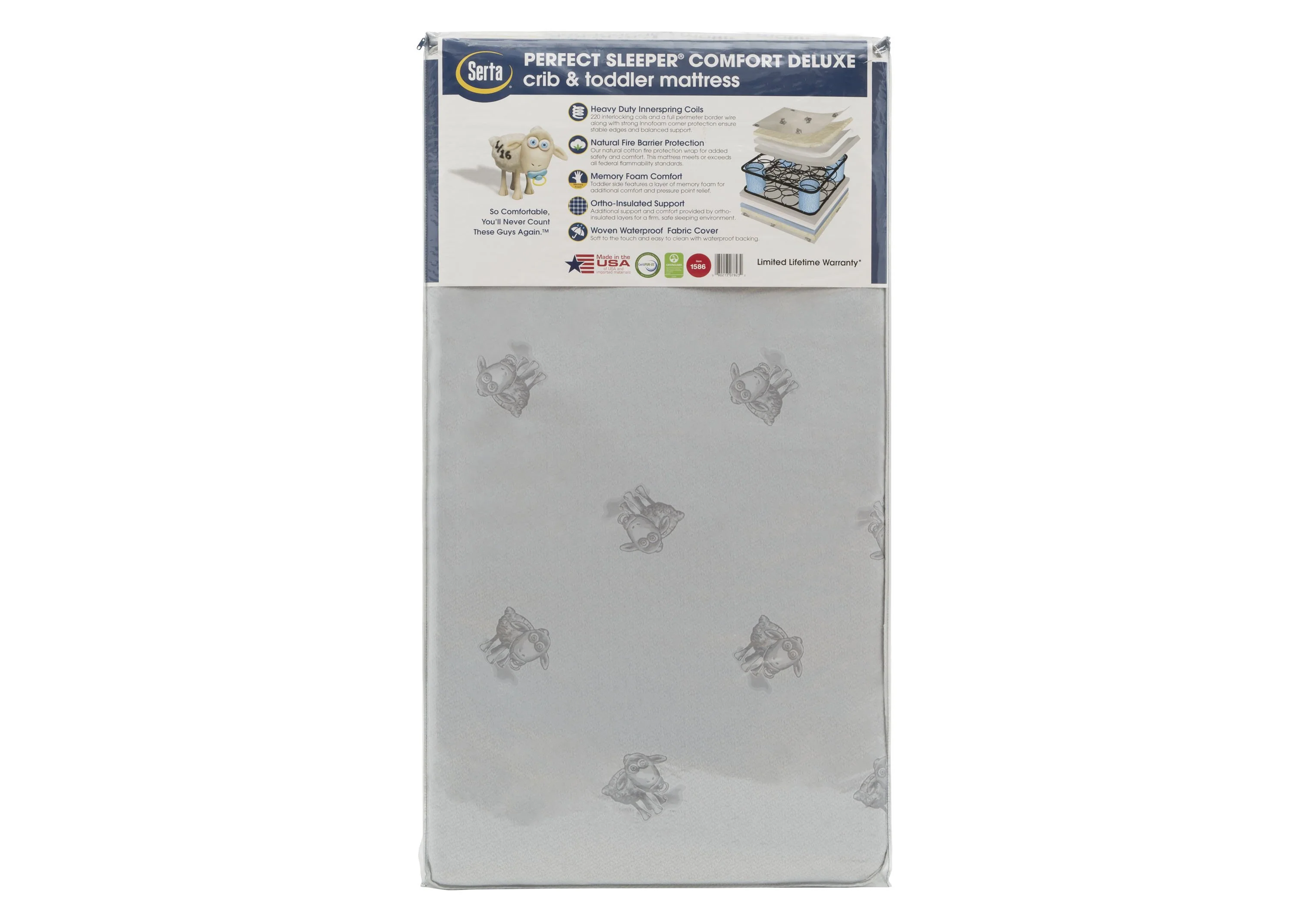 Perfect Sleeper® Comfort Deluxe Crib and Toddler Mattress - Image 3