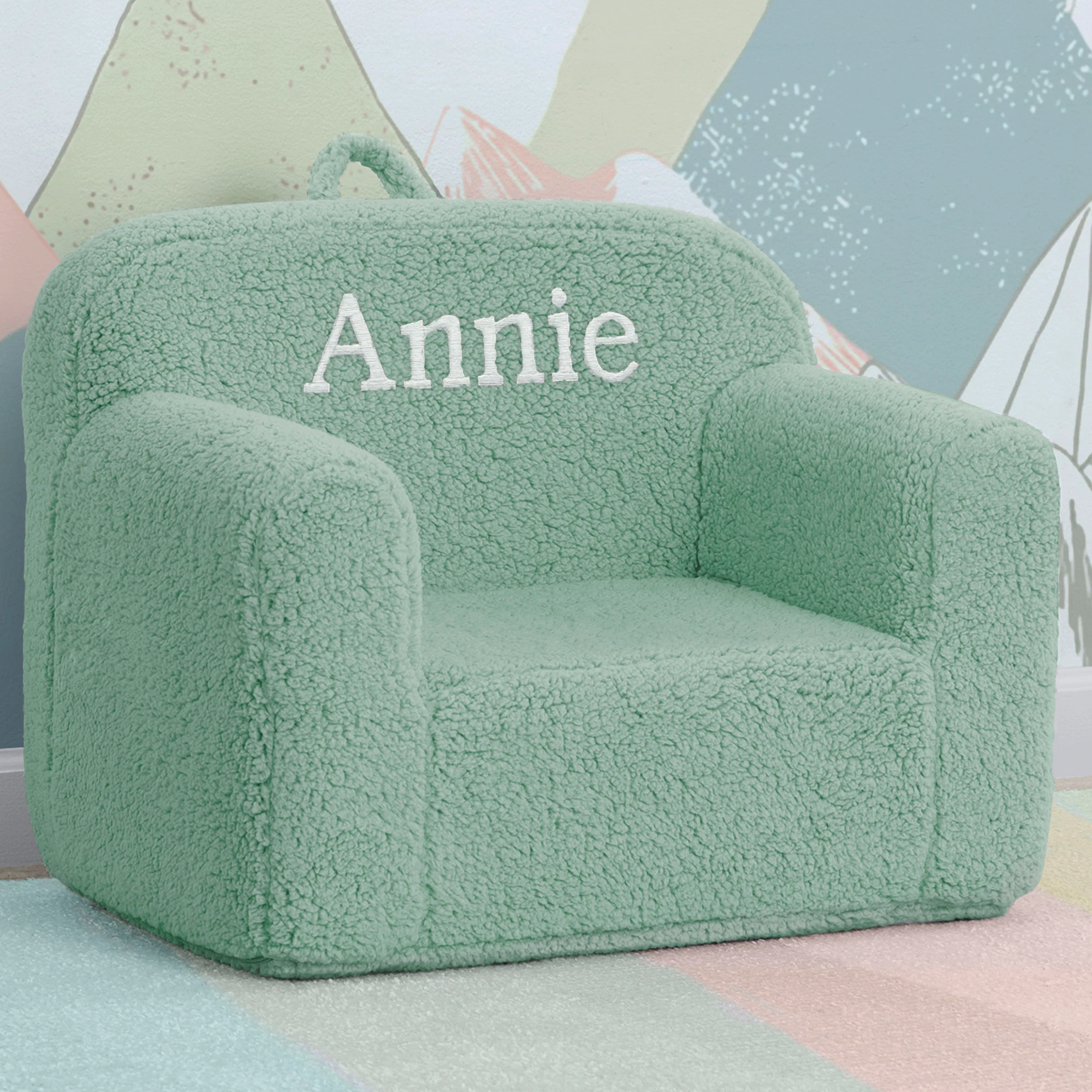 Personalized Cozee Sherpa Chair for Kids - Image 10