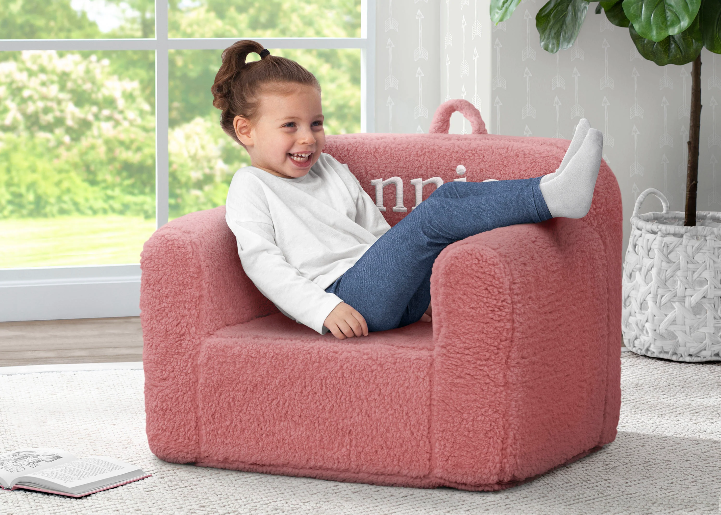 Personalized Cozee Sherpa Chair for Kids - Image 11
