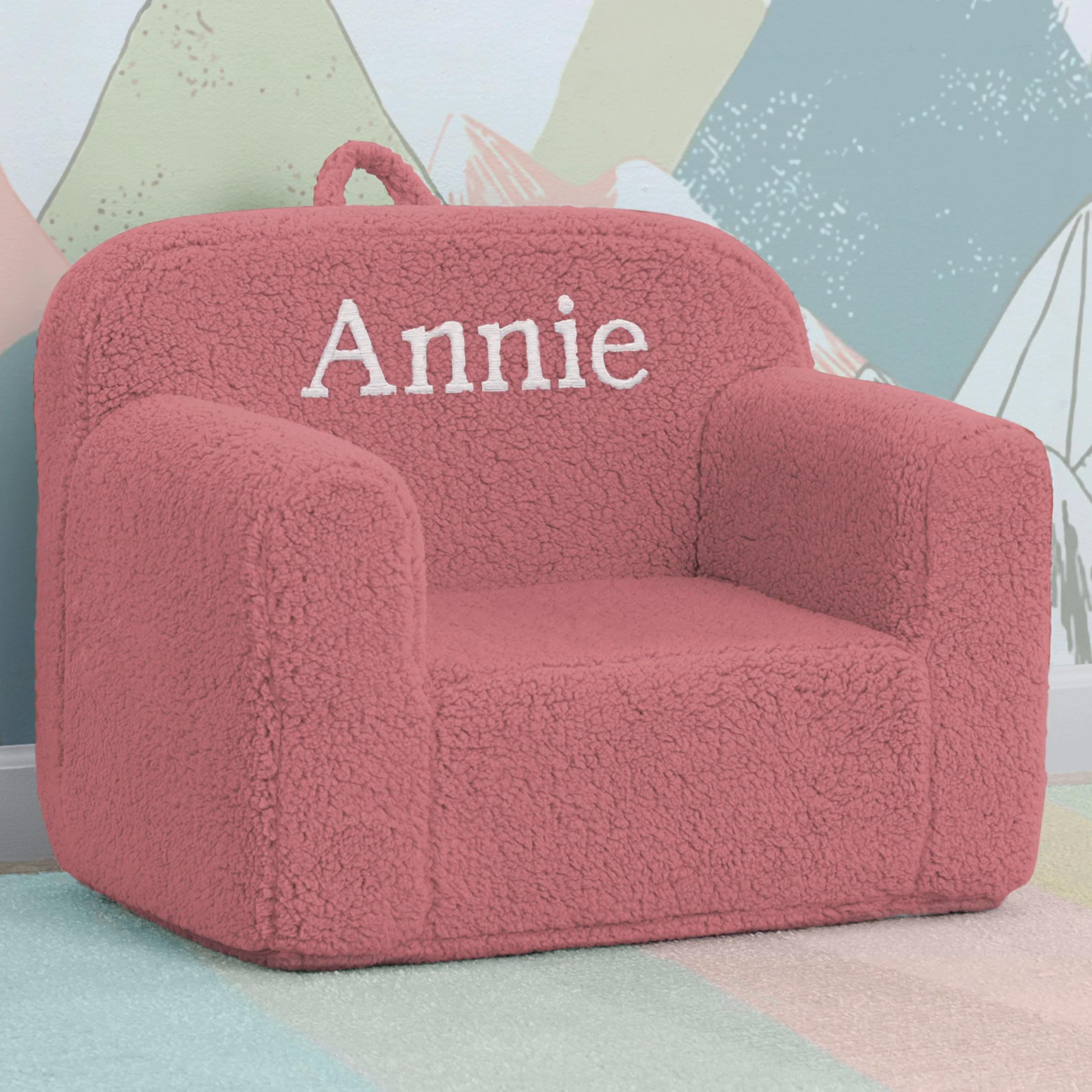 Personalized Cozee Sherpa Chair for Kids - Image 15