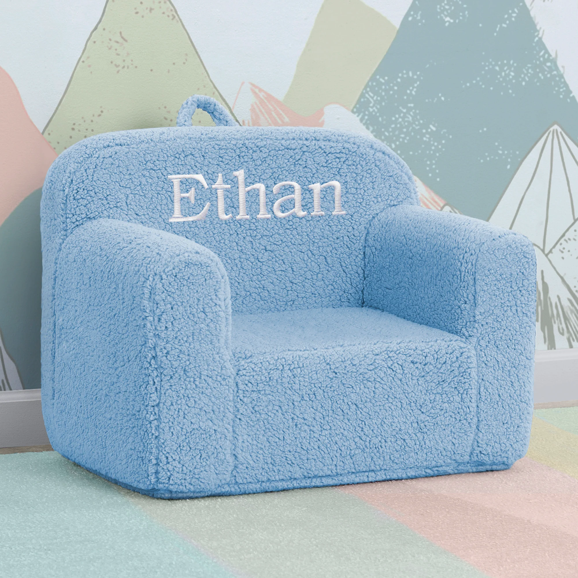 Personalized Cozee Sherpa Chair for Kids - Image 20