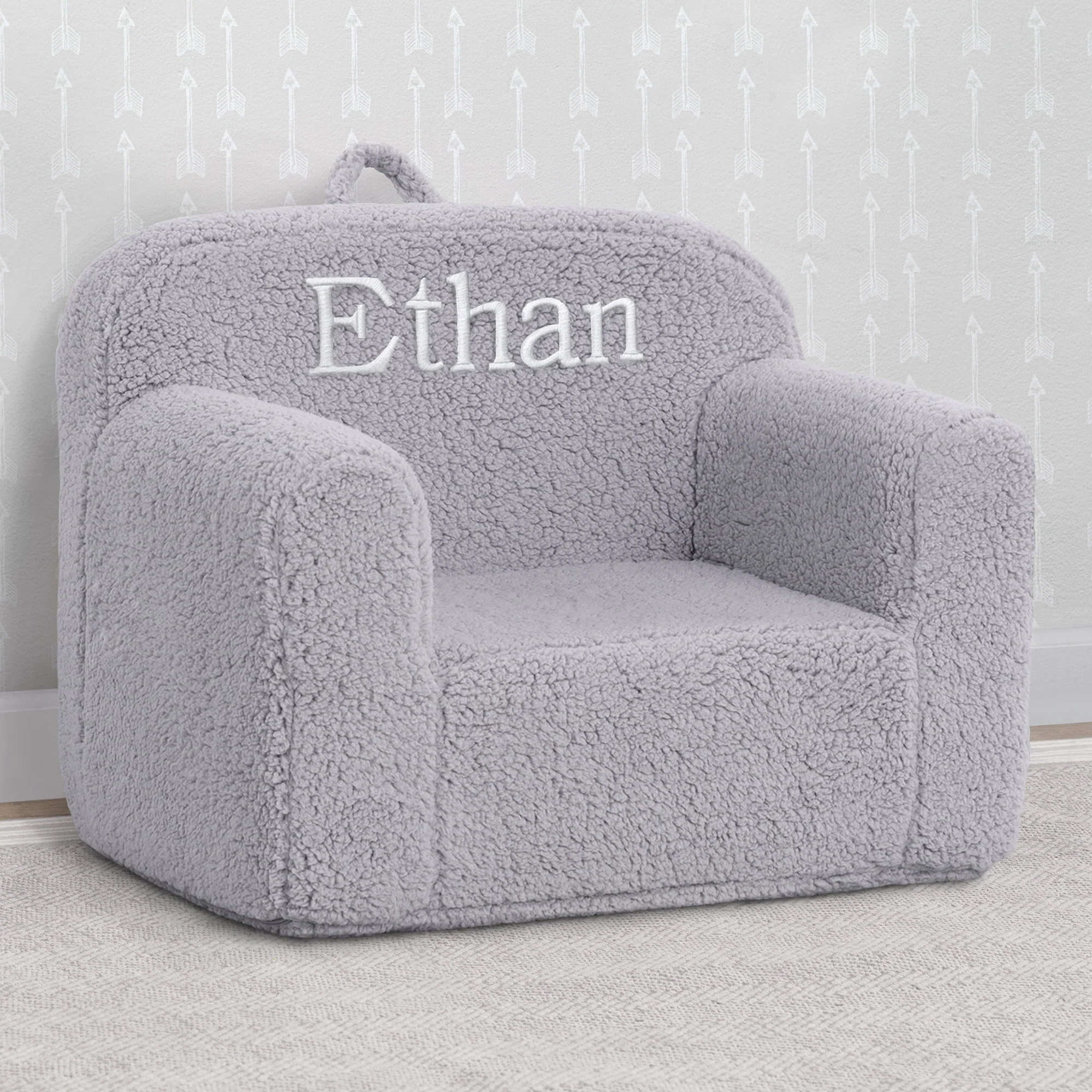 Personalized Cozee Sherpa Chair for Kids - Image 24