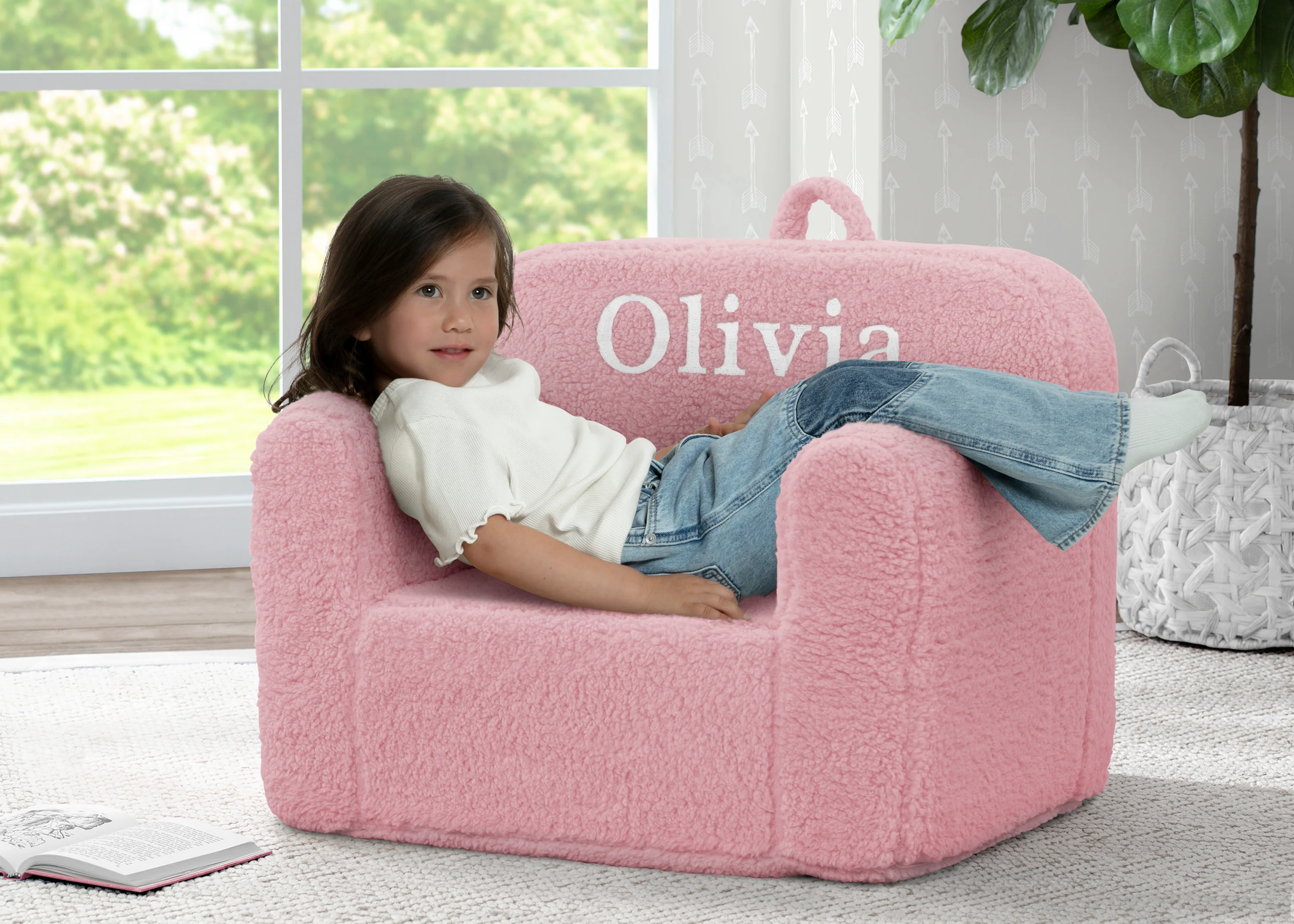 Personalized Cozee Sherpa Chair for Kids - Image 25