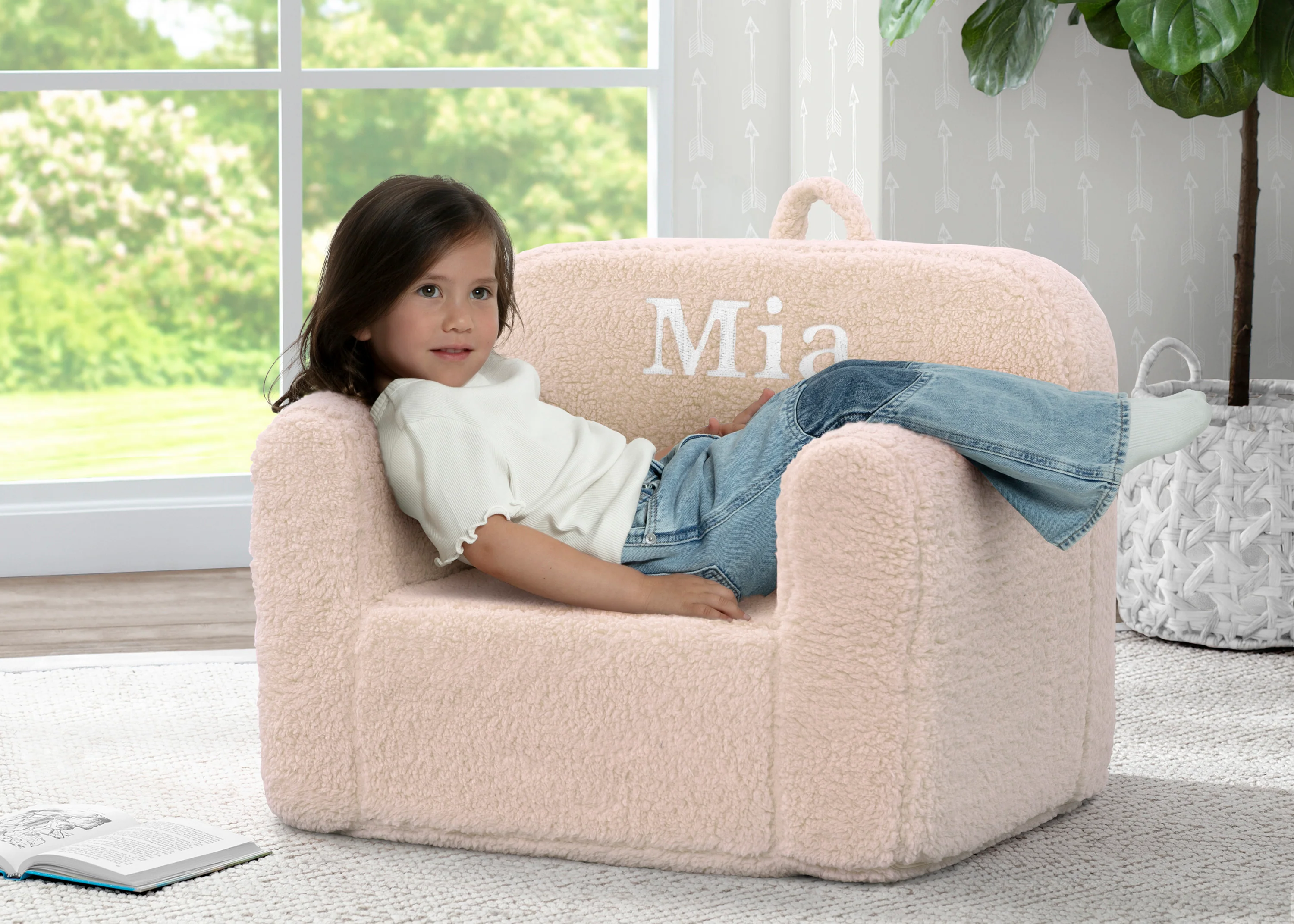 Personalized Cozee Sherpa Chair for Kids - Image 34