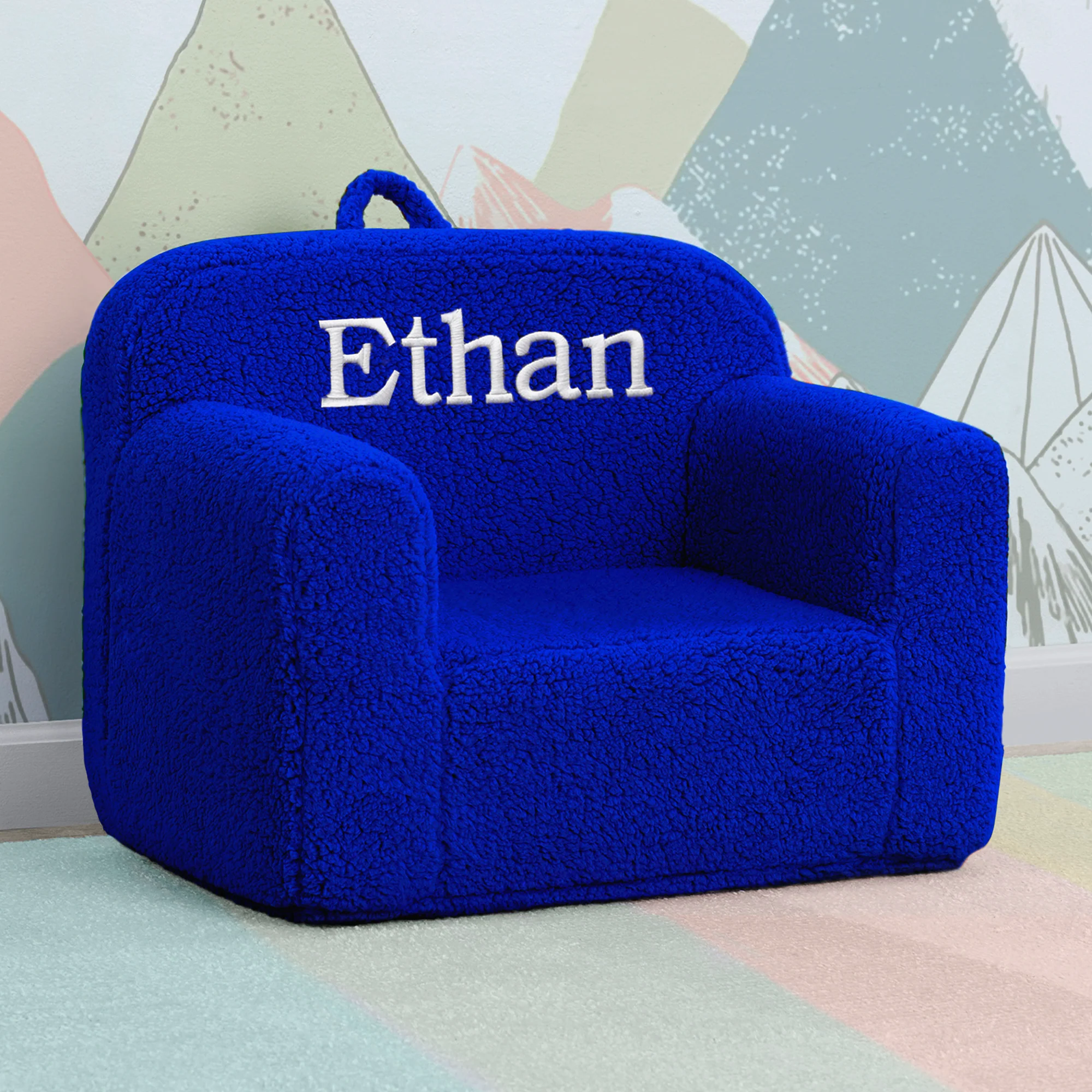 Personalized Cozee Sherpa Chair for Kids - Image 35