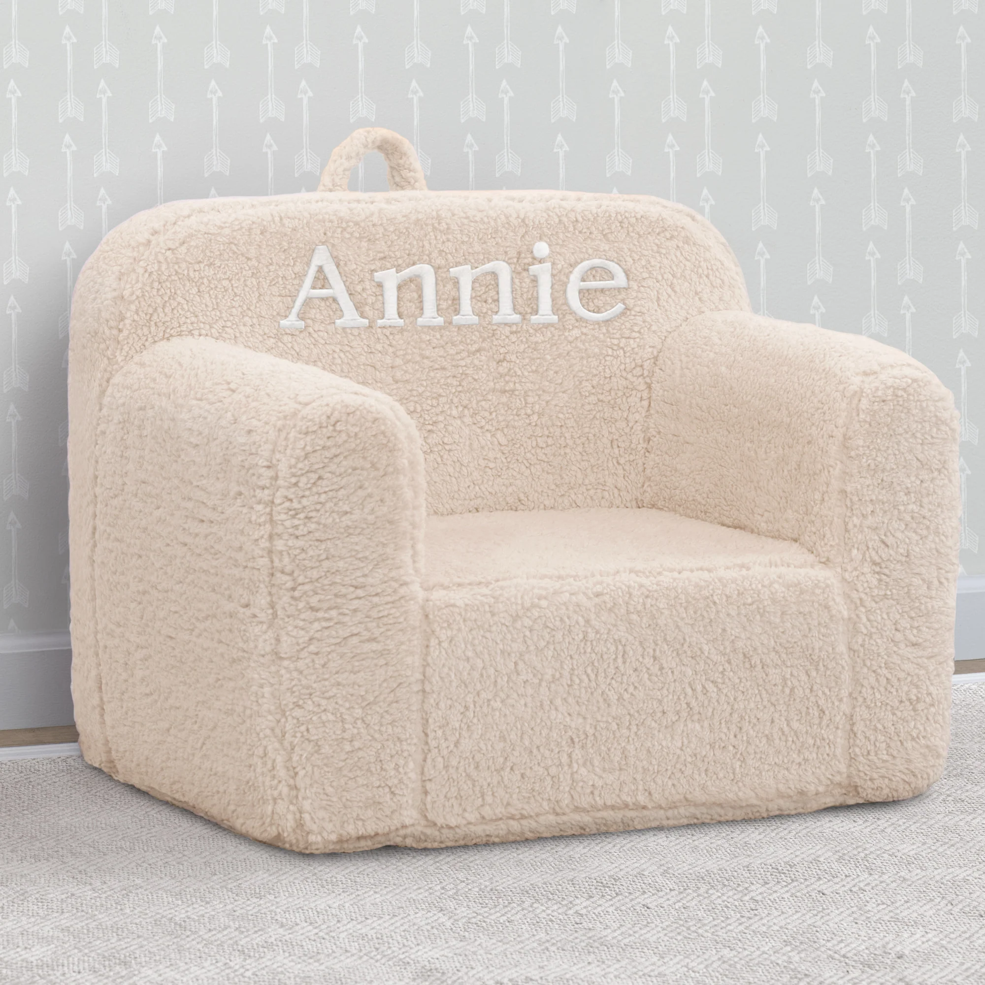 Personalized Cozee Sherpa Chair for Kids - Image 39