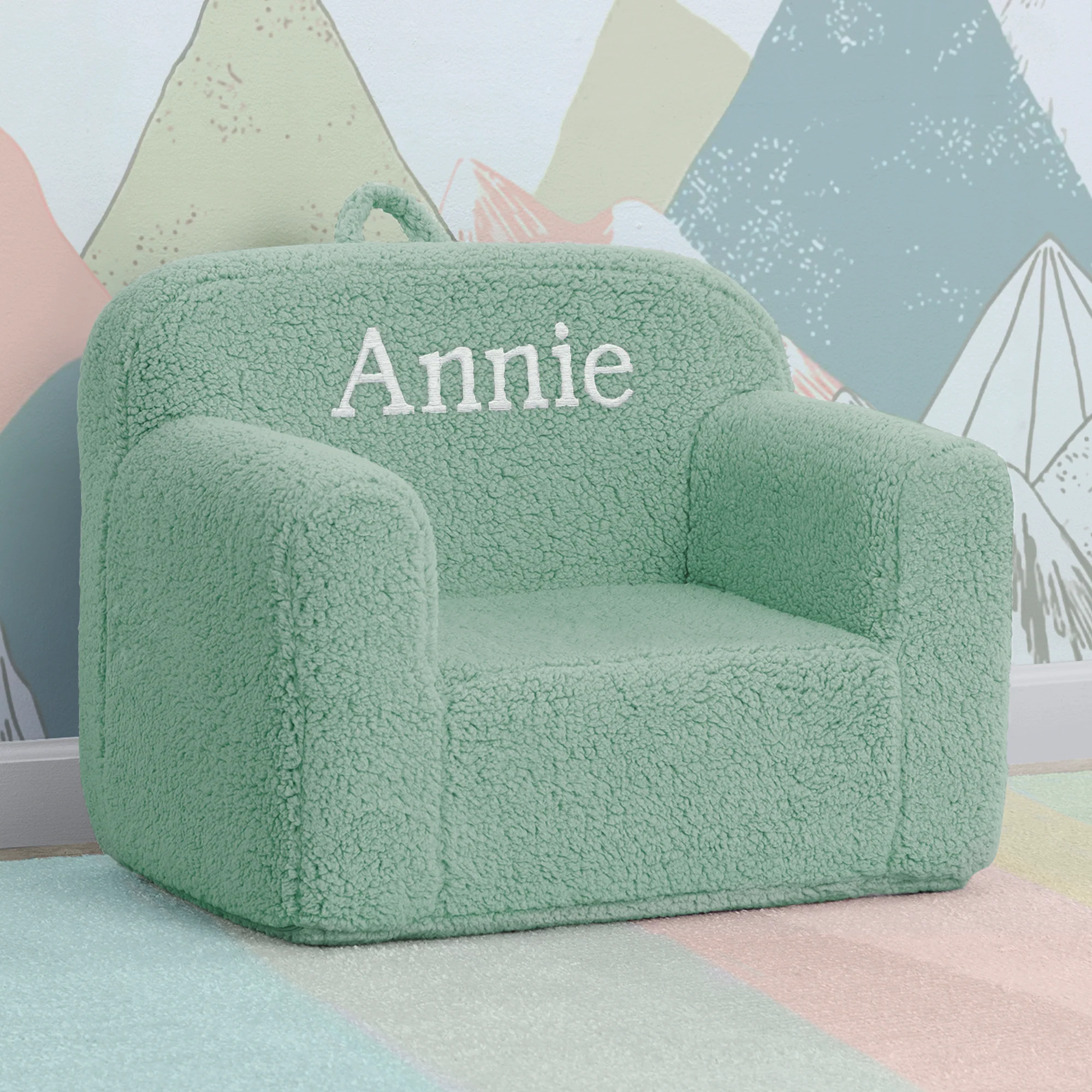 Personalized Cozee Sherpa Chair for Kids - Image 44