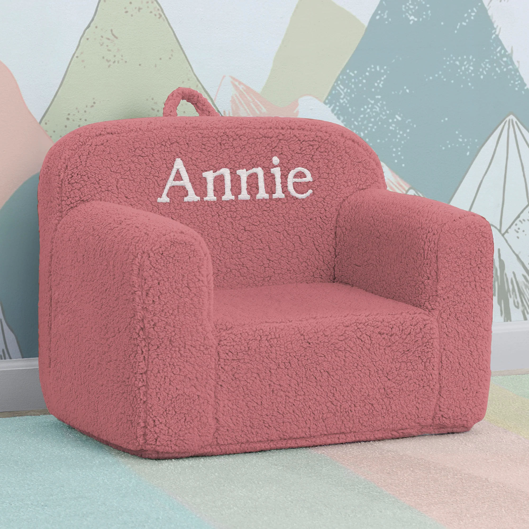 Personalized Cozee Sherpa Chair for Kids - Image 45