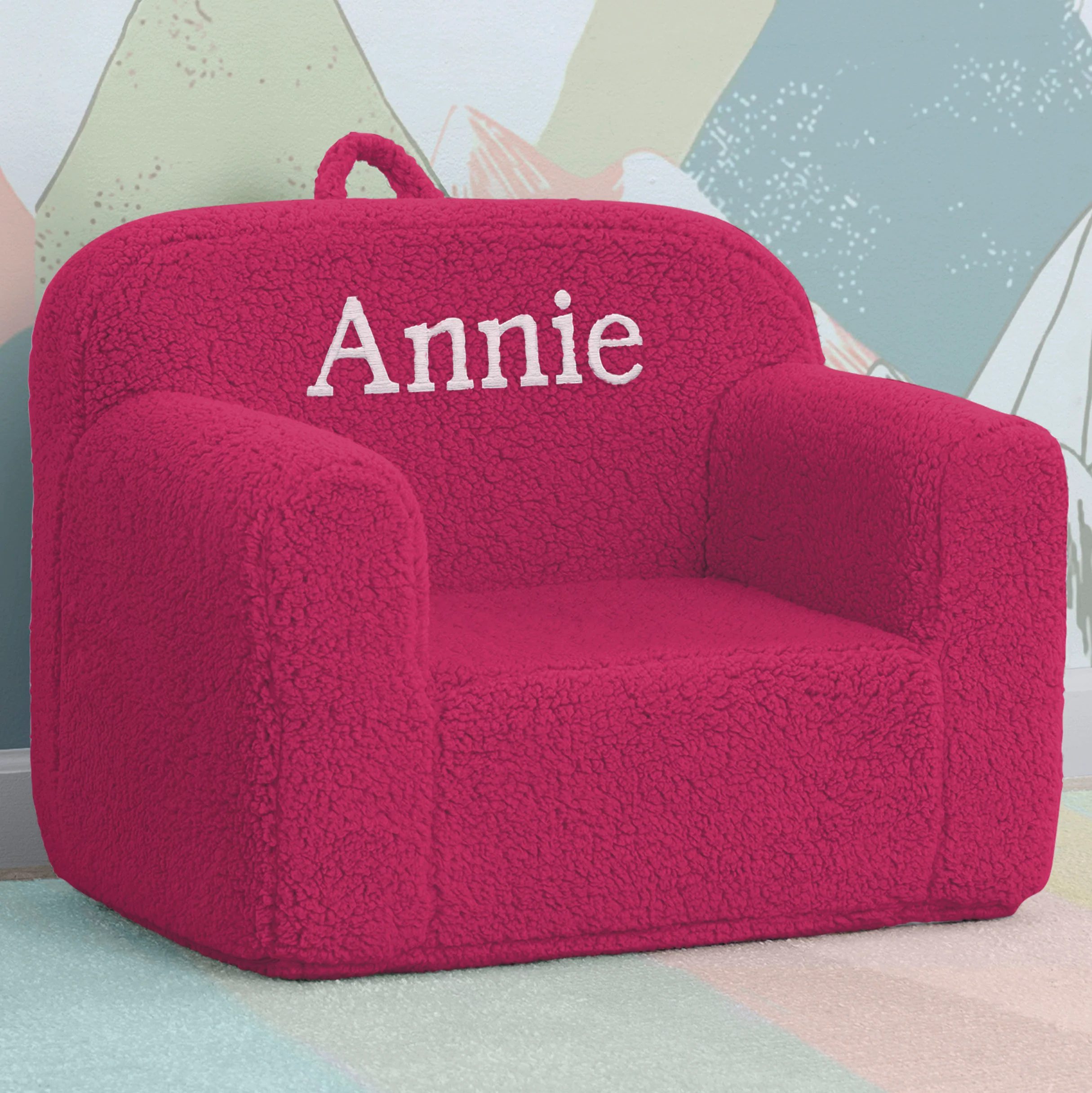 Personalized Cozee Sherpa Chair for Kids - Image 5
