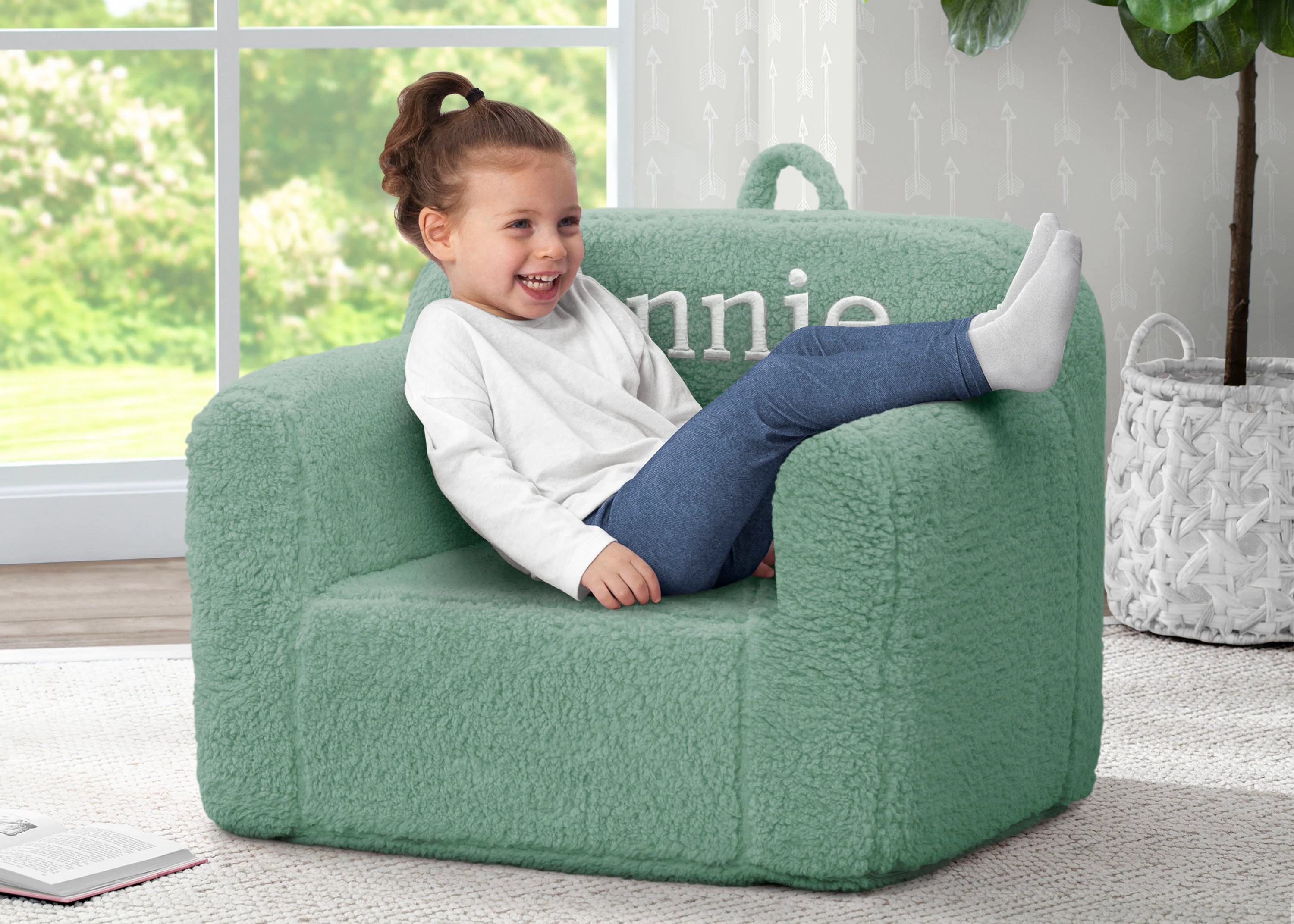 Personalized Cozee Sherpa Chair for Kids - Image 6