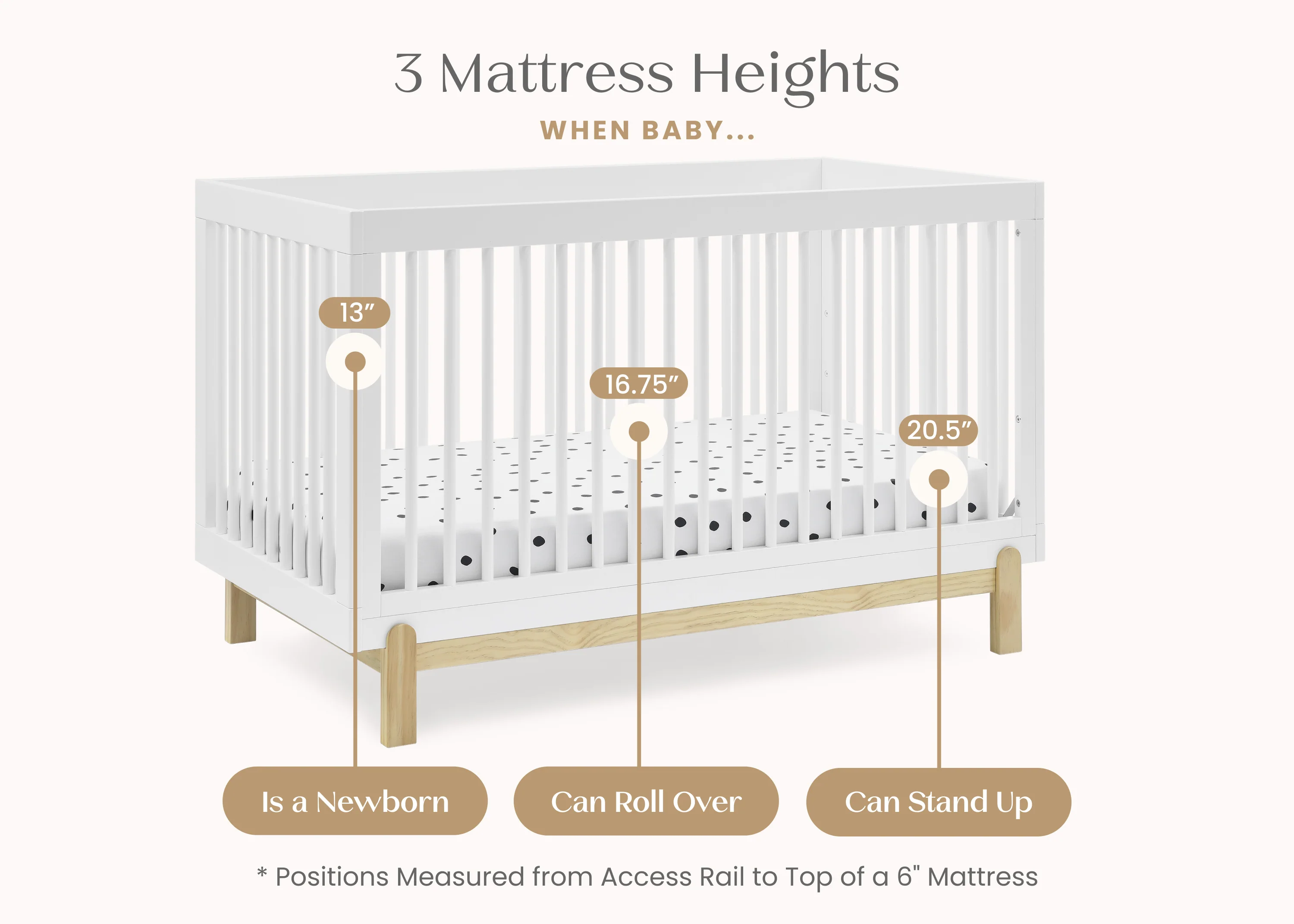 Poppy 4-in-1 Convertible Crib - Image 5
