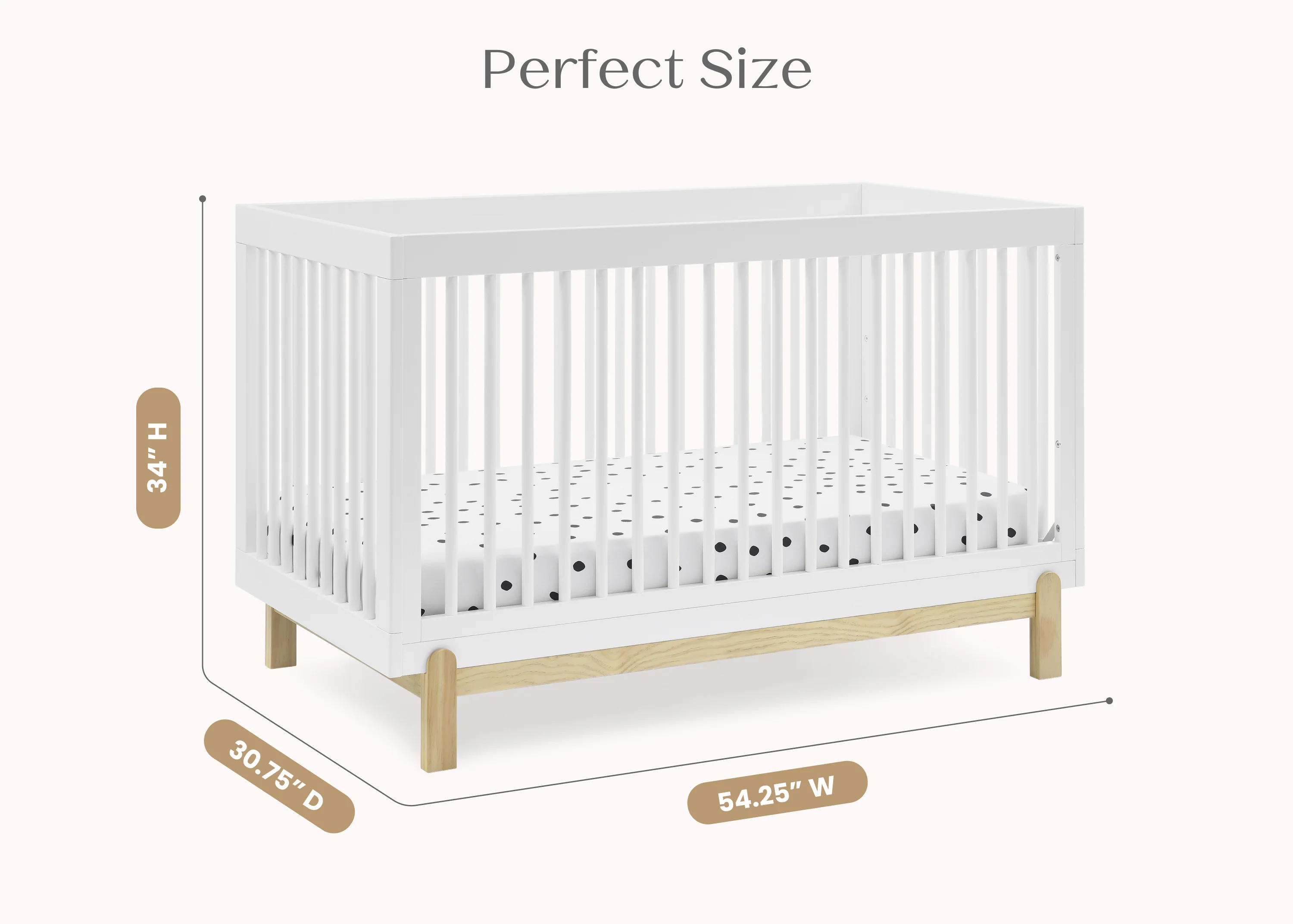 Poppy 4-in-1 Convertible Crib - Image 7