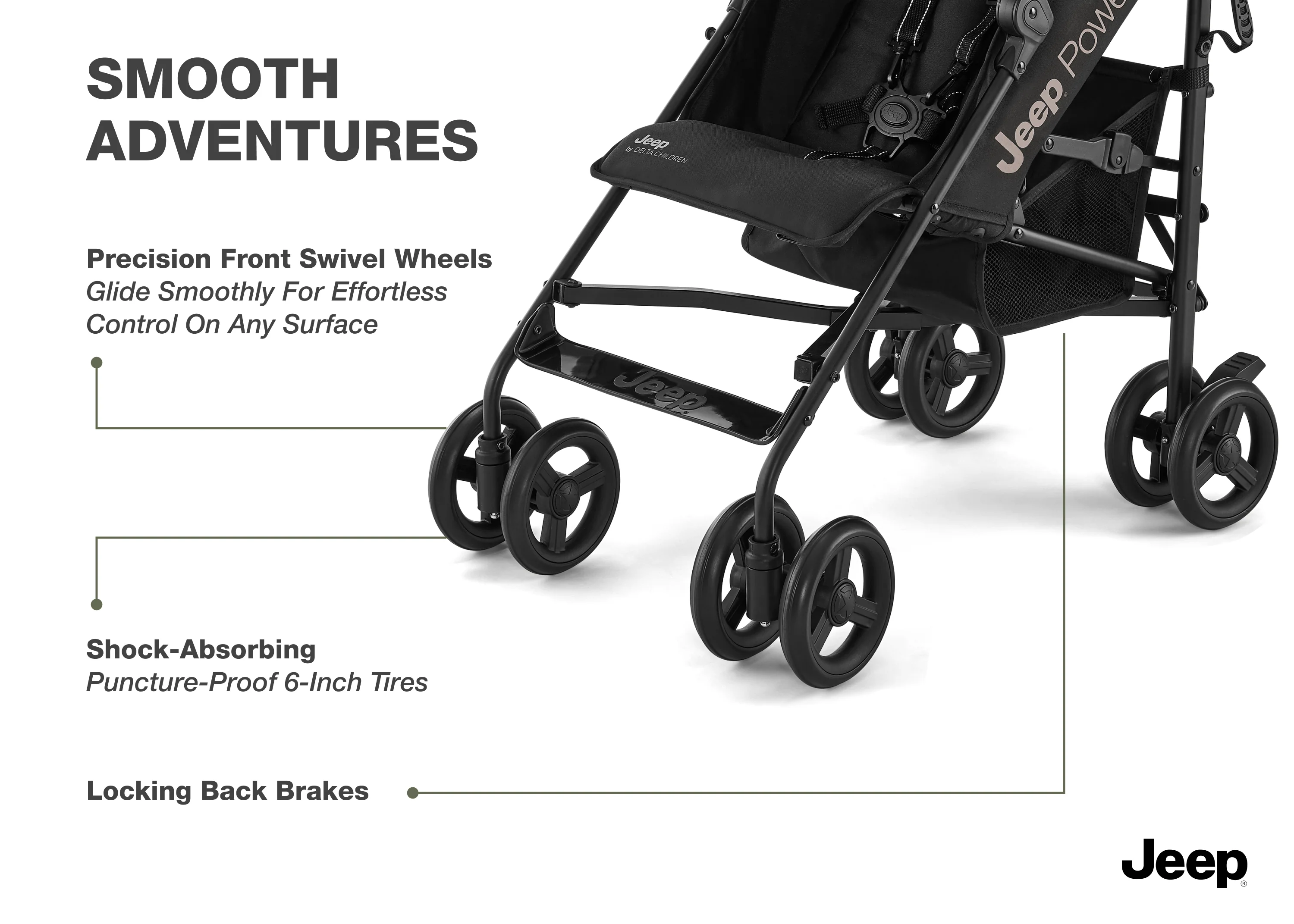 Jeep PowerGlyde Stroller - Image 3