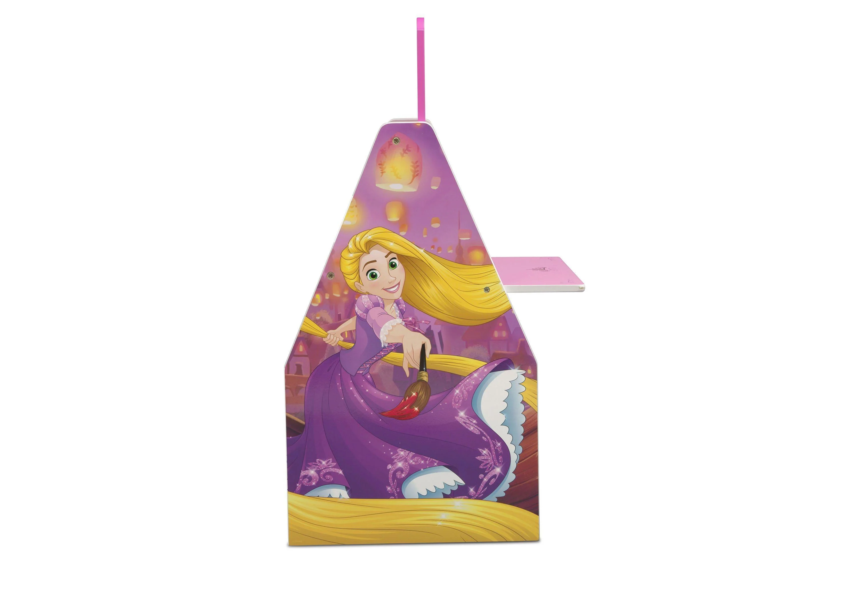Princess Activity Center - Easel Desk with Stool & Toy Organizer - Image 5