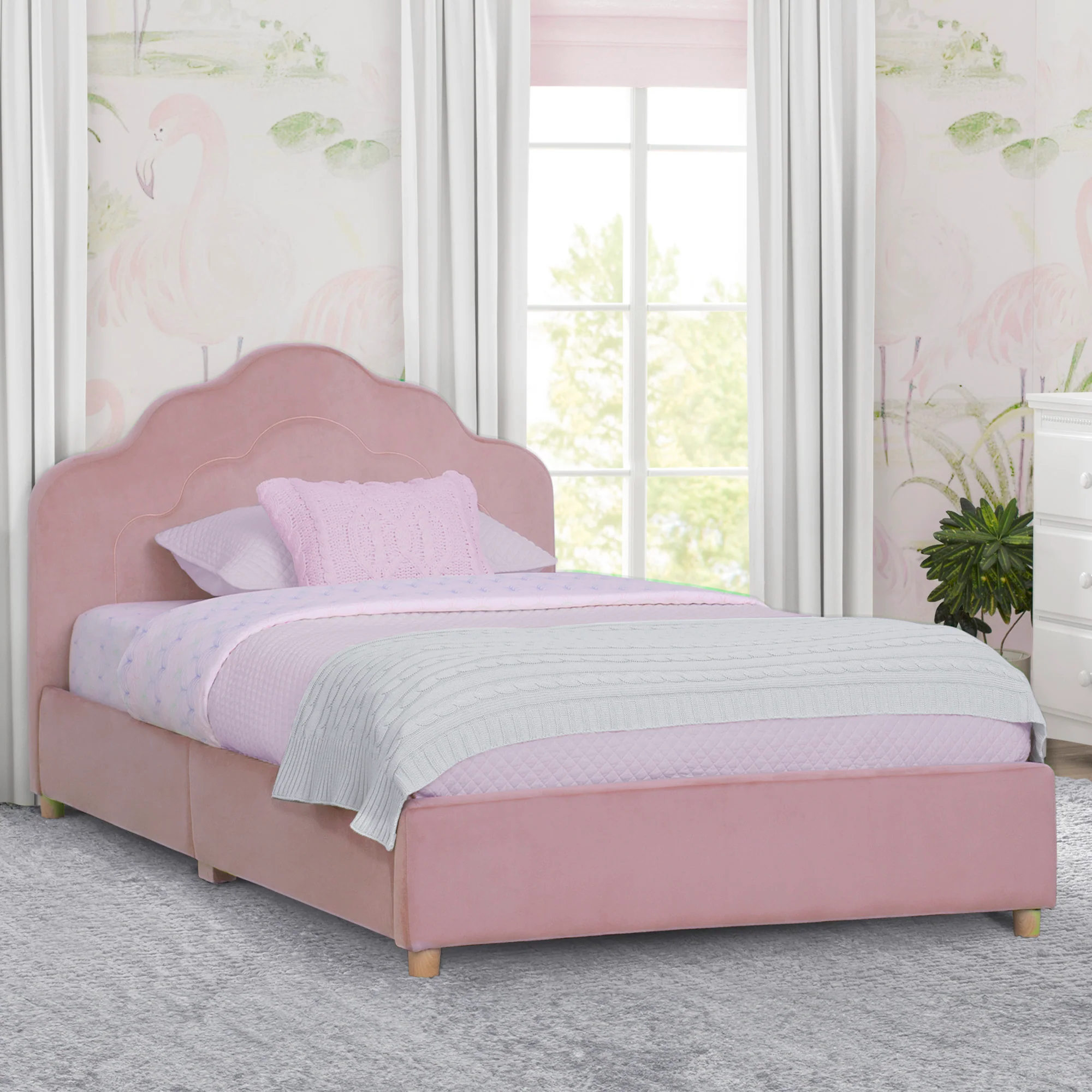 Upholstered Twin Bed - Image 5