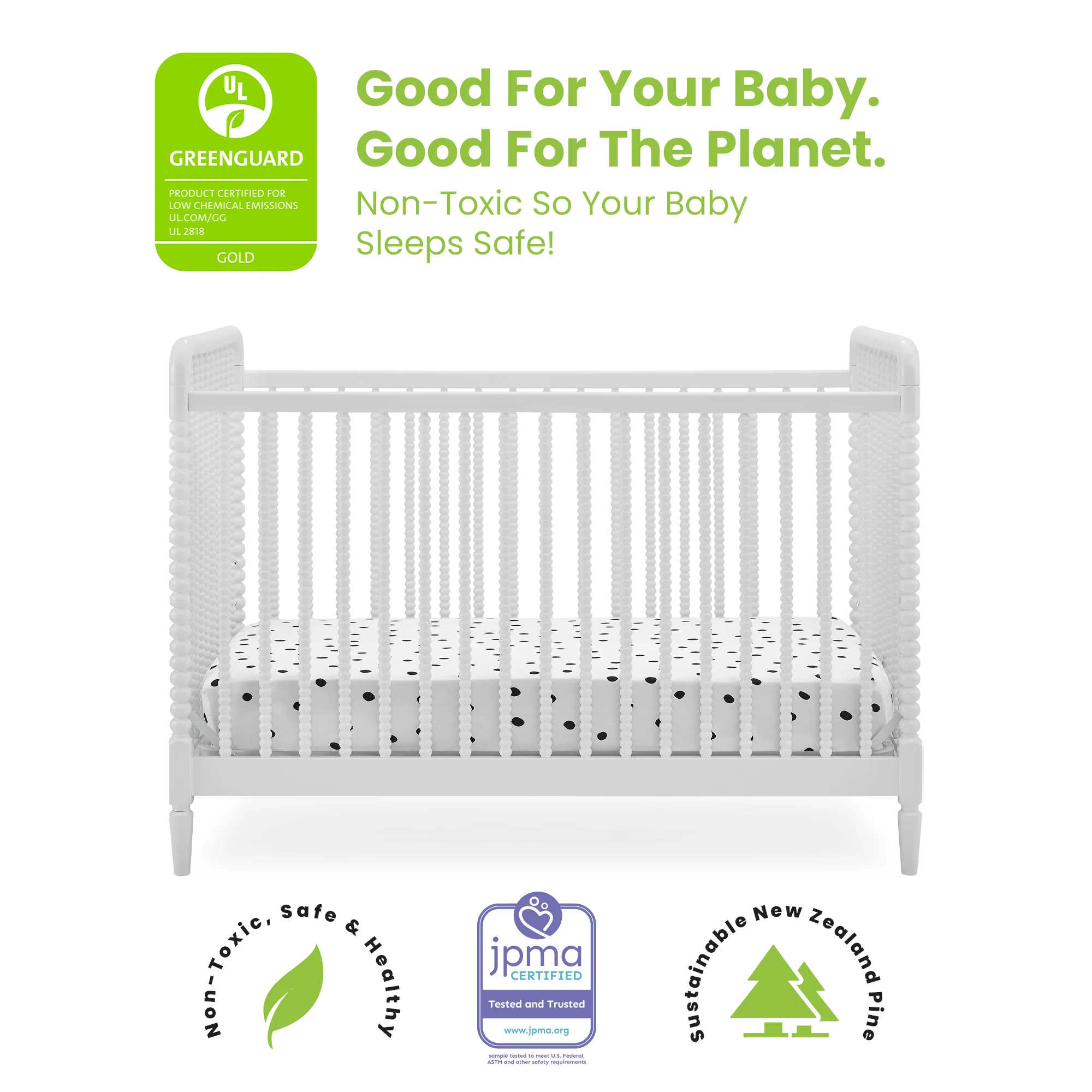 Saint 4-in-1 Convertible Crib - Image 4