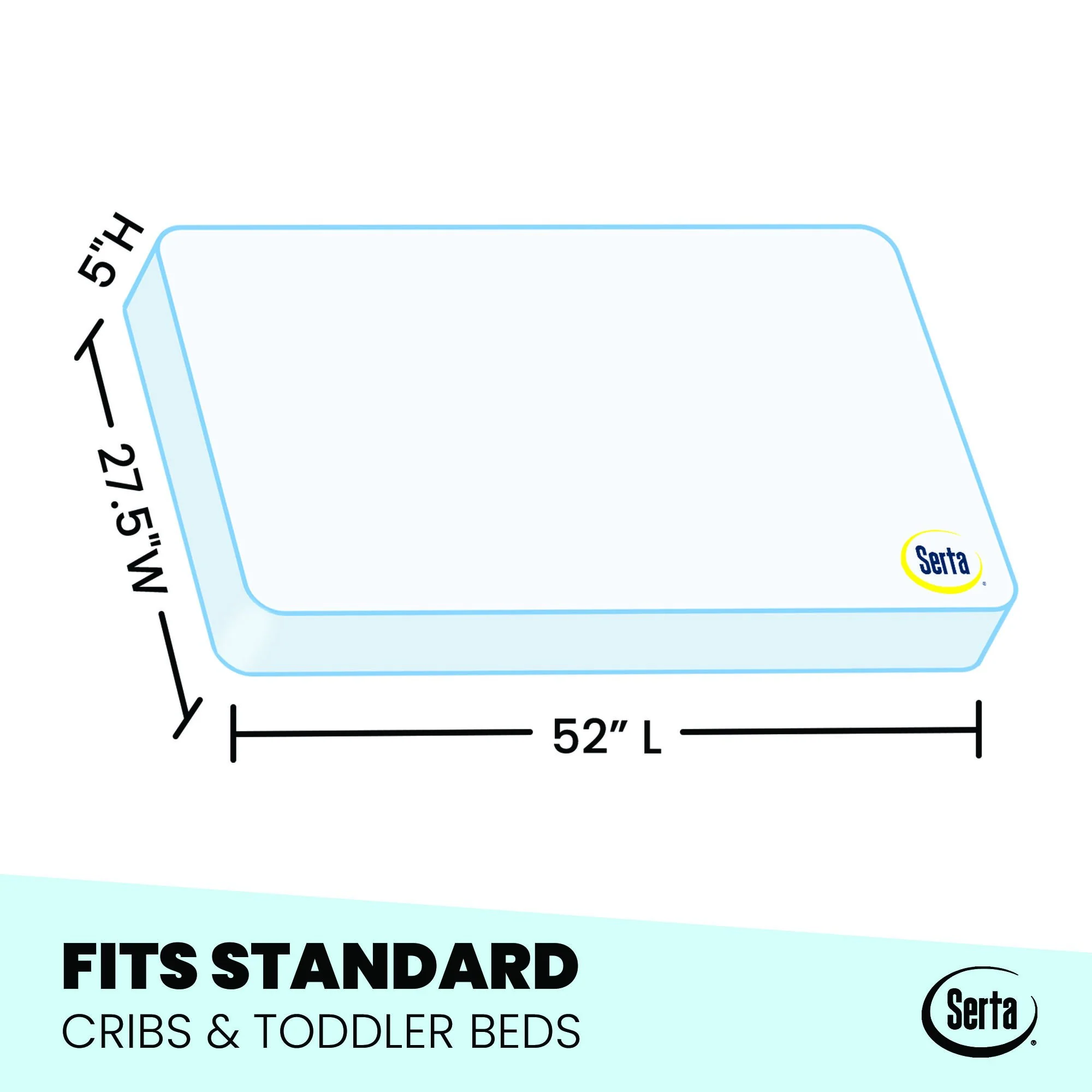 Serta Perfect Embrace Crib and Toddler Mattress - Image 7