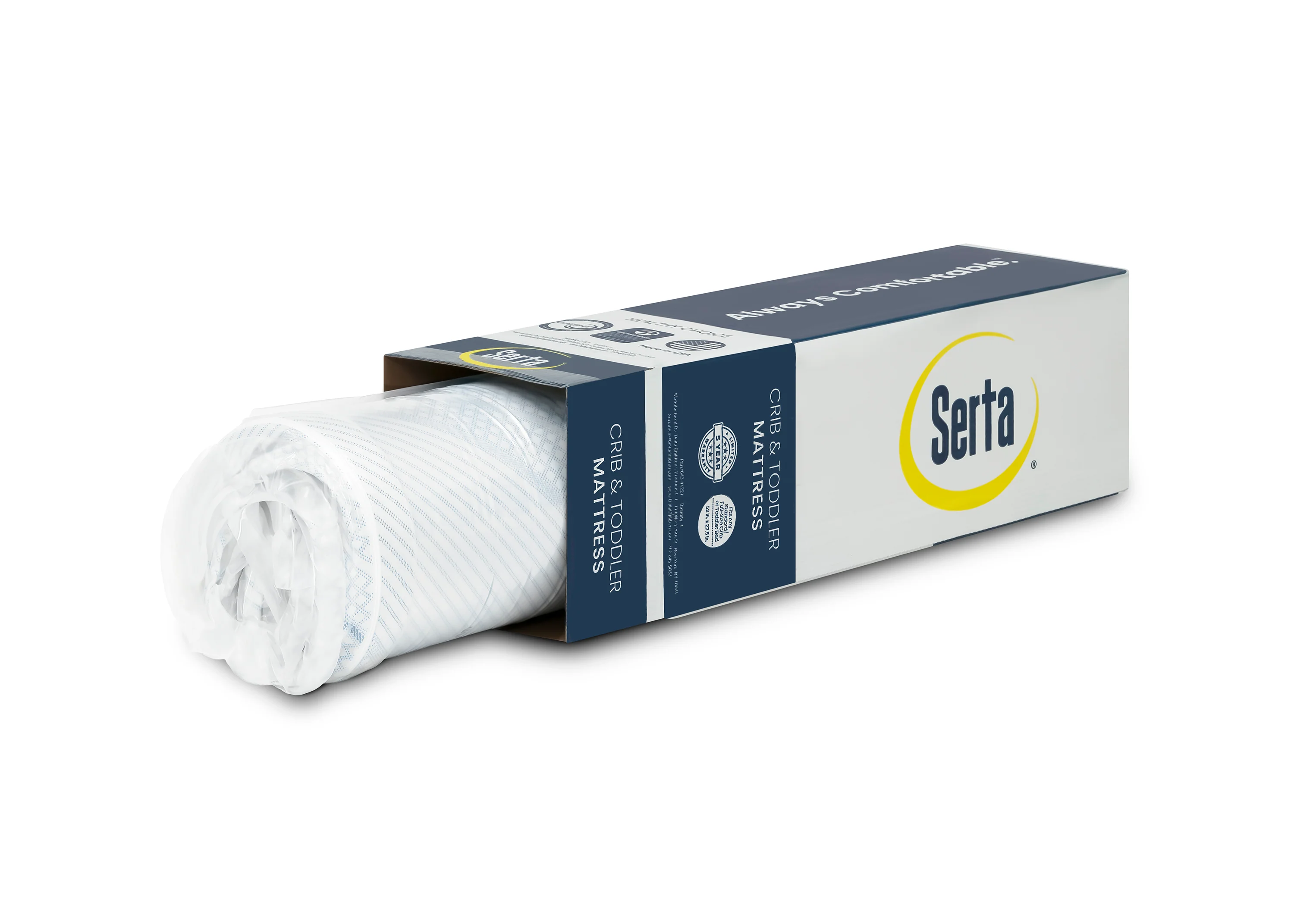 Signature Dual Sided 5-Inch Crib and Toddler Mattress in a Box - Image 3