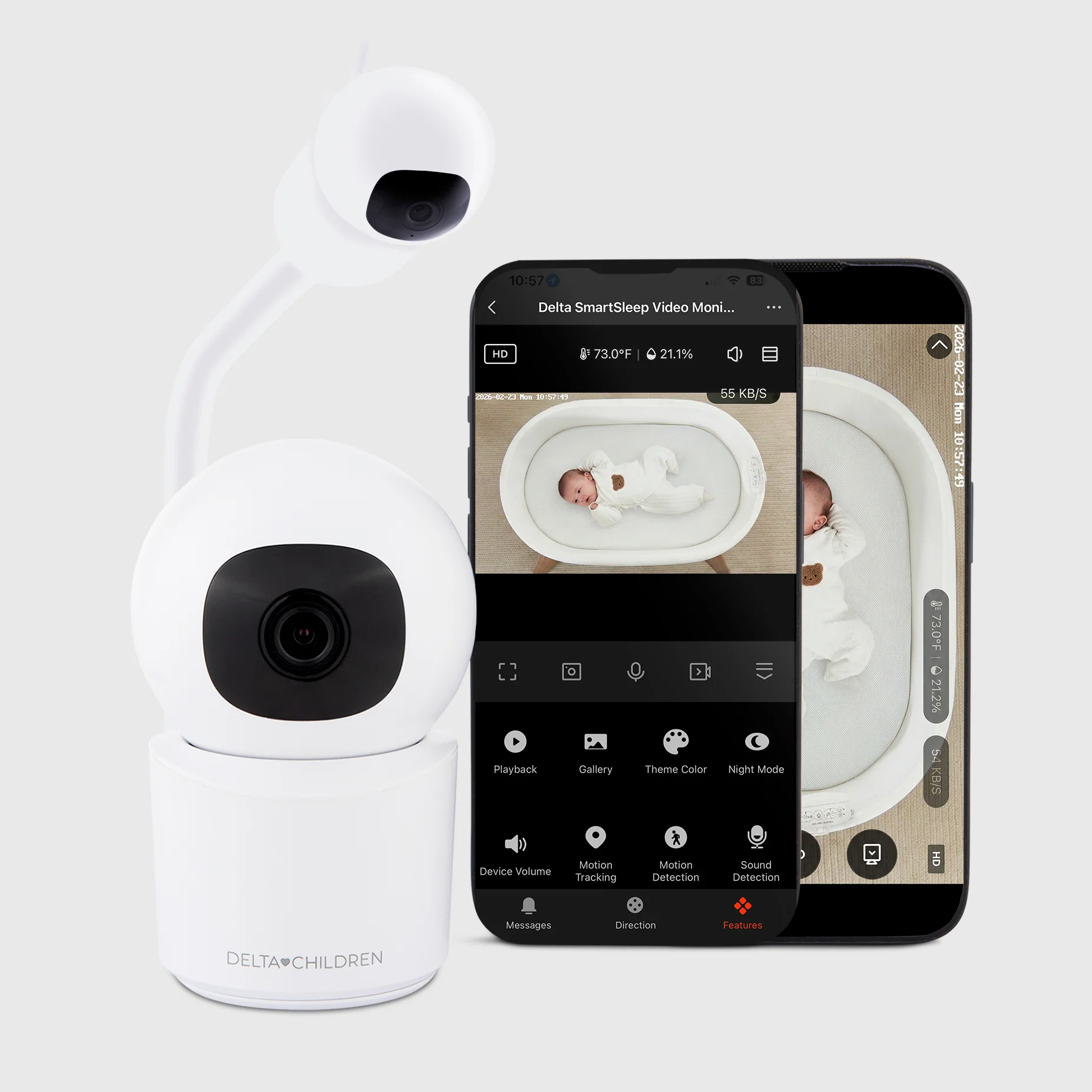Smart Sleep Baby Monitor with Floor Stand - Image 21