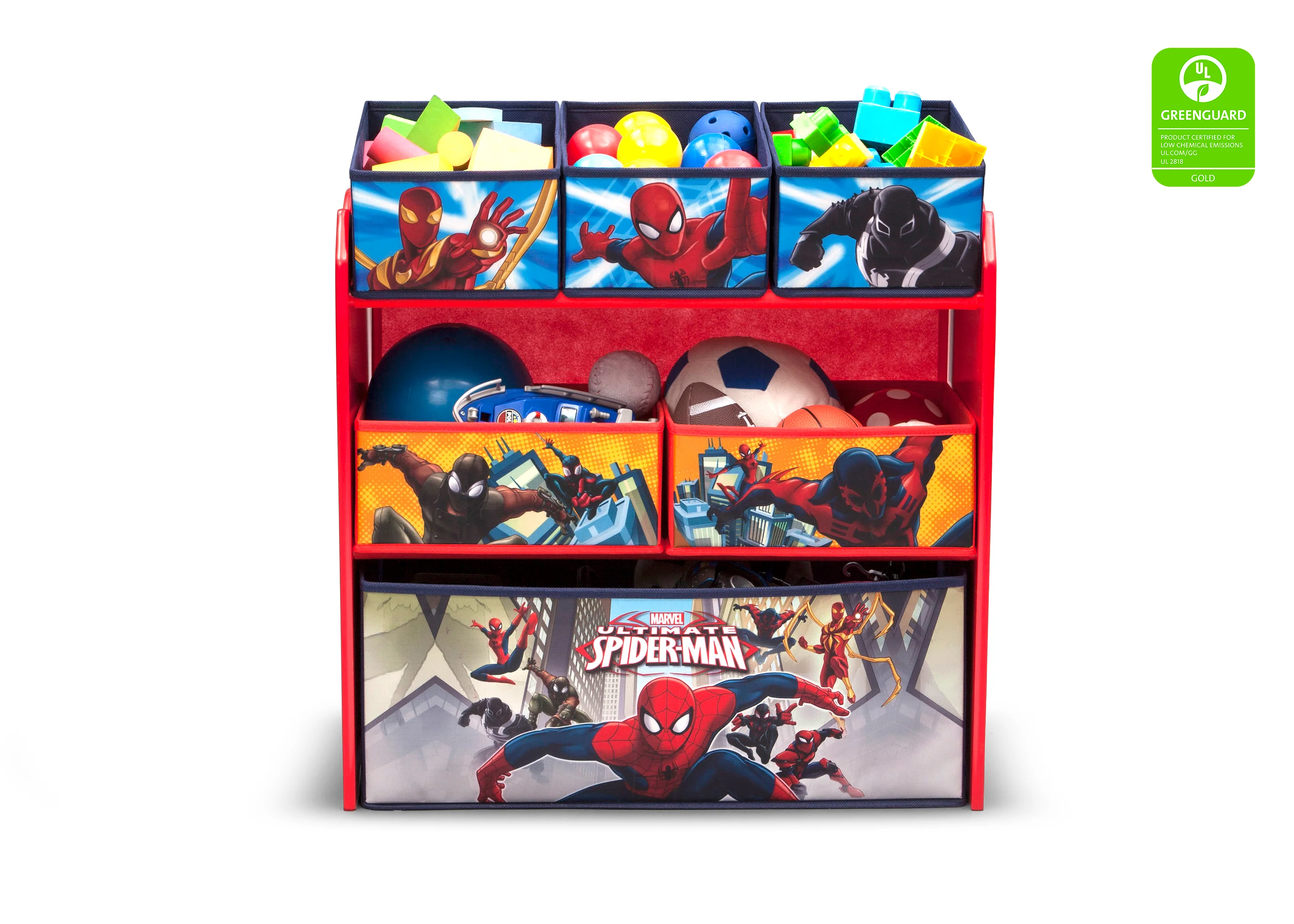 Spider-Man Multi-Bin Toy Organizer - Image 3