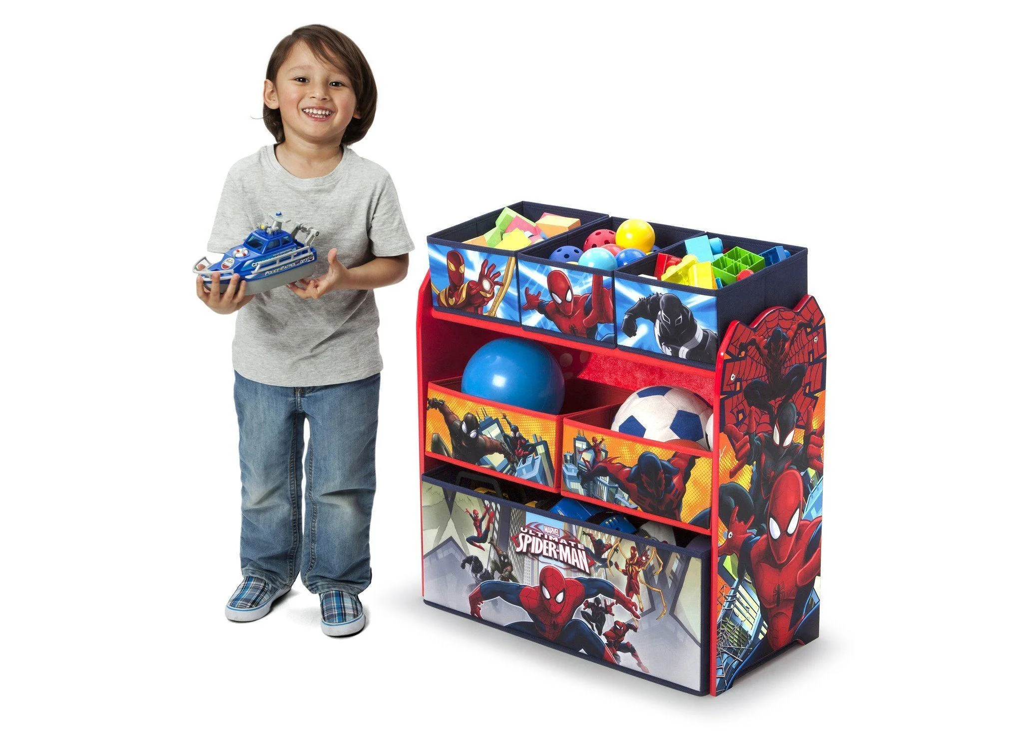 Spider-Man Multi-Bin Toy Organizer - Image 4