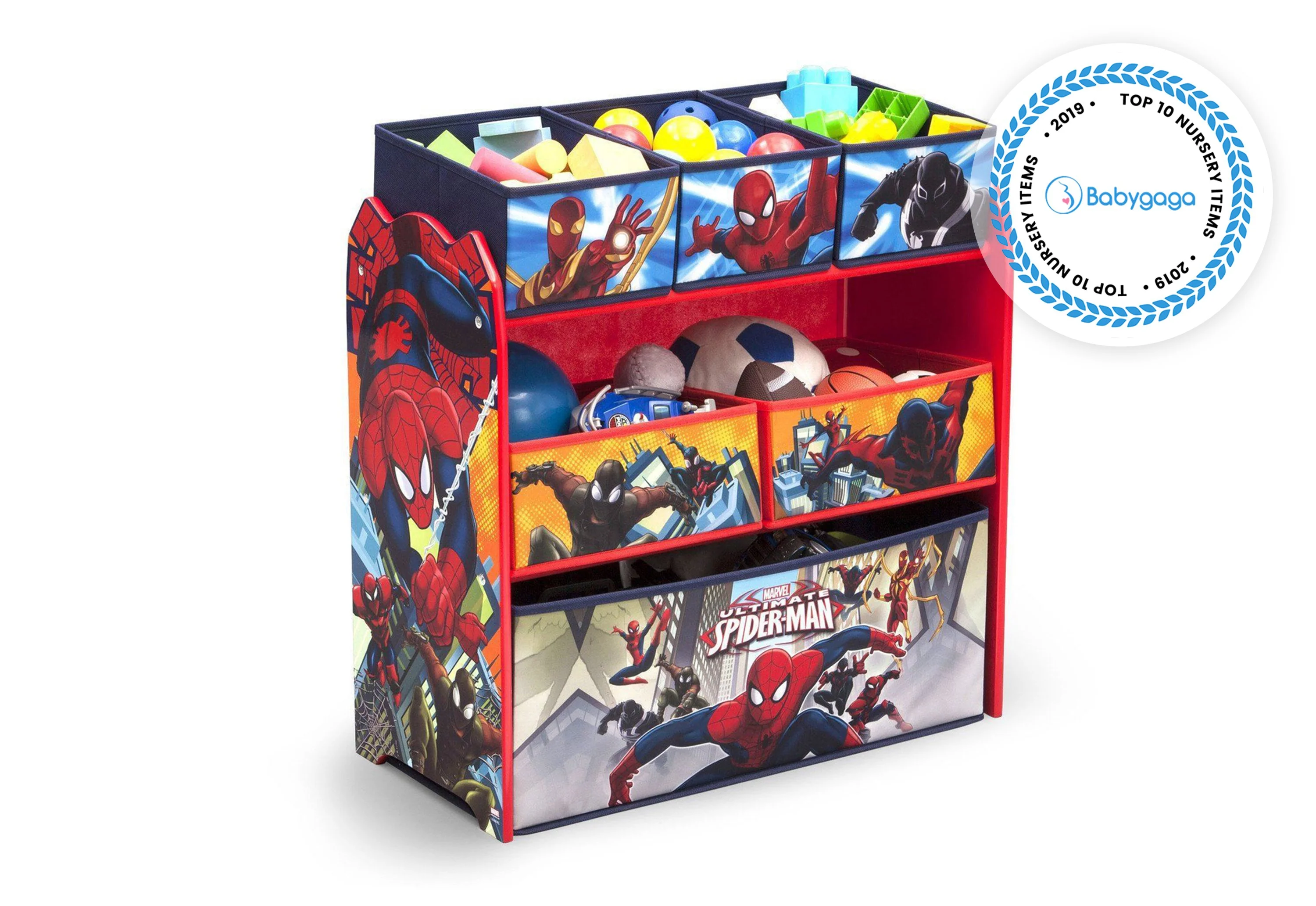 Spider-Man Multi-Bin Toy Organizer - Image 5