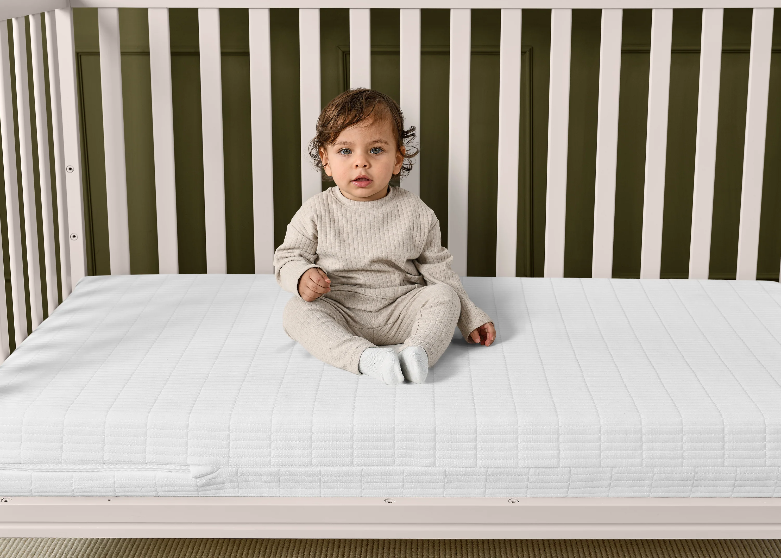 Sweet Beginnings Dual Sided Baby Crib And Toddler Mattress - Image 2