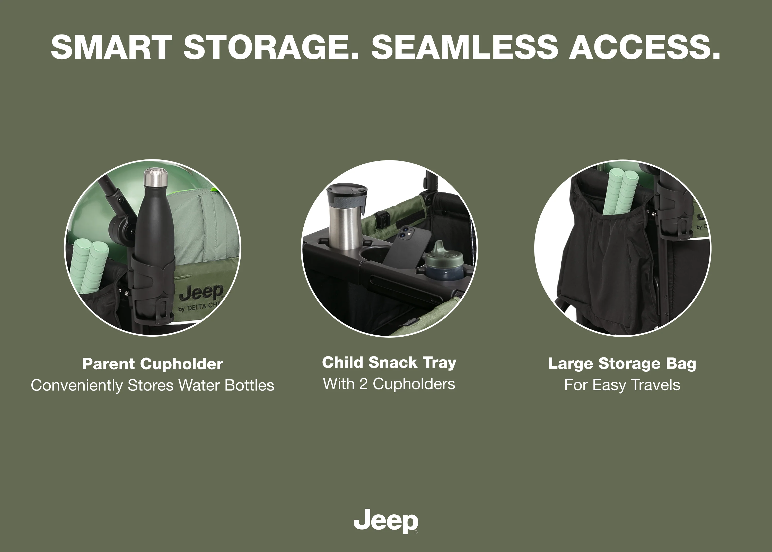 Jeep TurboGlyde Stroller Wagon - Image 7
