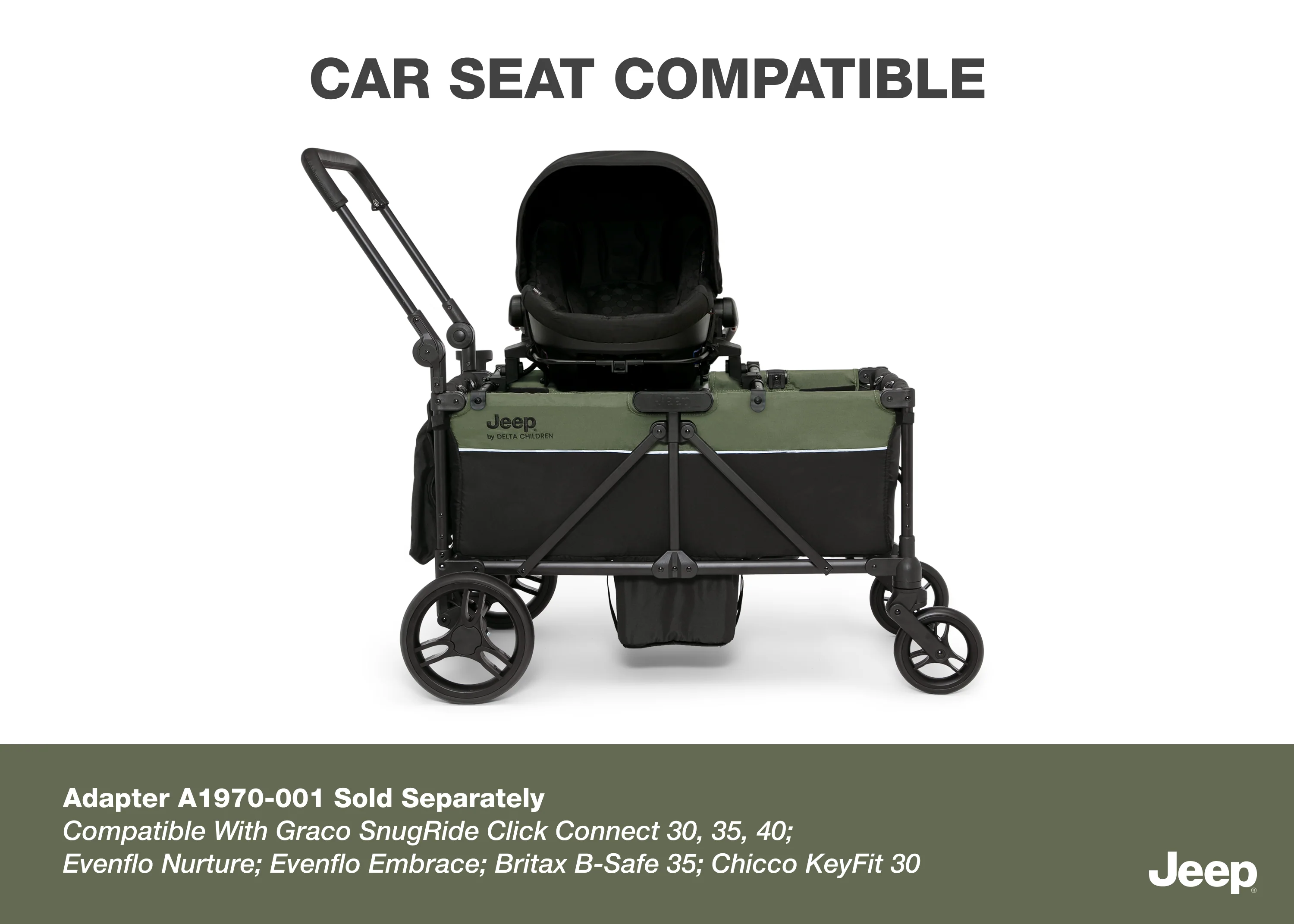 Jeep TurboGlyde Stroller Wagon - Image 9